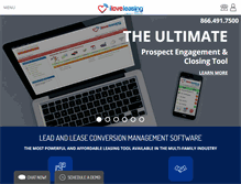 Tablet Screenshot of iloveleasing.com